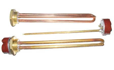 Elemento de aquecimento do aquecedor e ânodo de magnésio