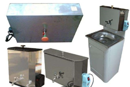 Различни модели нагреватели за вода под налягане