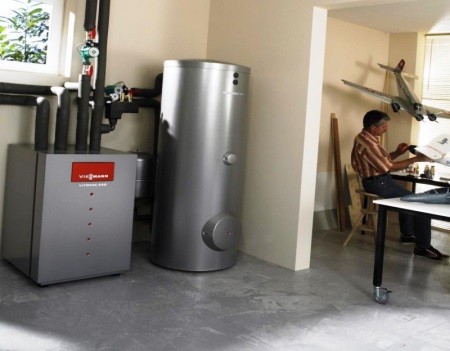 Grīdas ūdens sildītājs ar lielu tilpumu