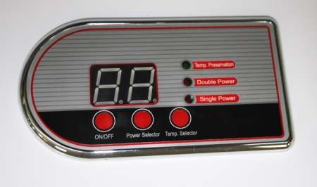 Visning av varmvattenberedare